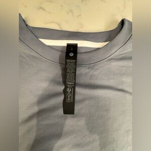 lululemon athletica Light Blue Short Sleeve Tee